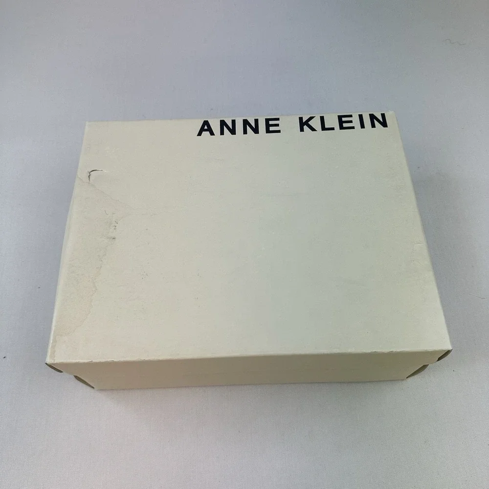 Anne Klein Shoes Women's Wella Wylie Rhinestone Sandal Platinum Size 10